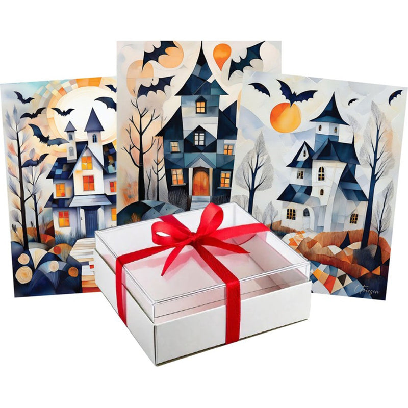 Halloween Houses Collection 6-Card Box Set
