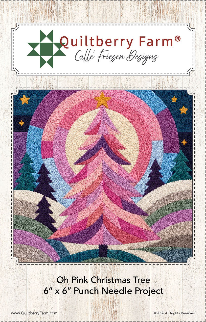 Oh Pink Christmas Tree Pattern Packet
