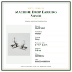 Product Specifications – Machine Drop Earring Silver
