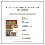 Product Specifications – Christmas Table Runner and Placemats