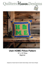 Utah HOME Pillow Pattern