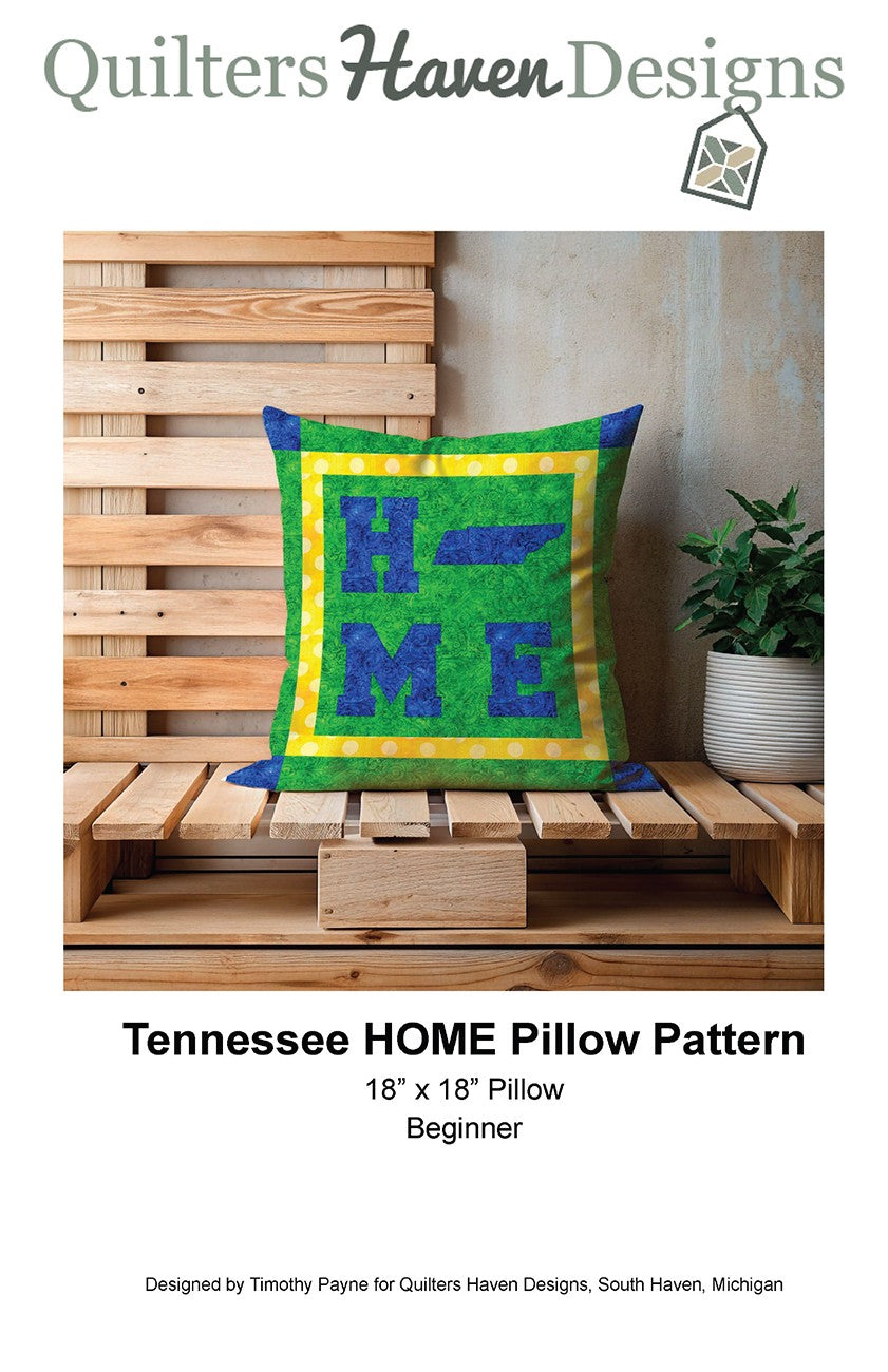 Tennessee HOME Pillow Pattern