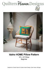 Idaho HOME Pillow Pattern
