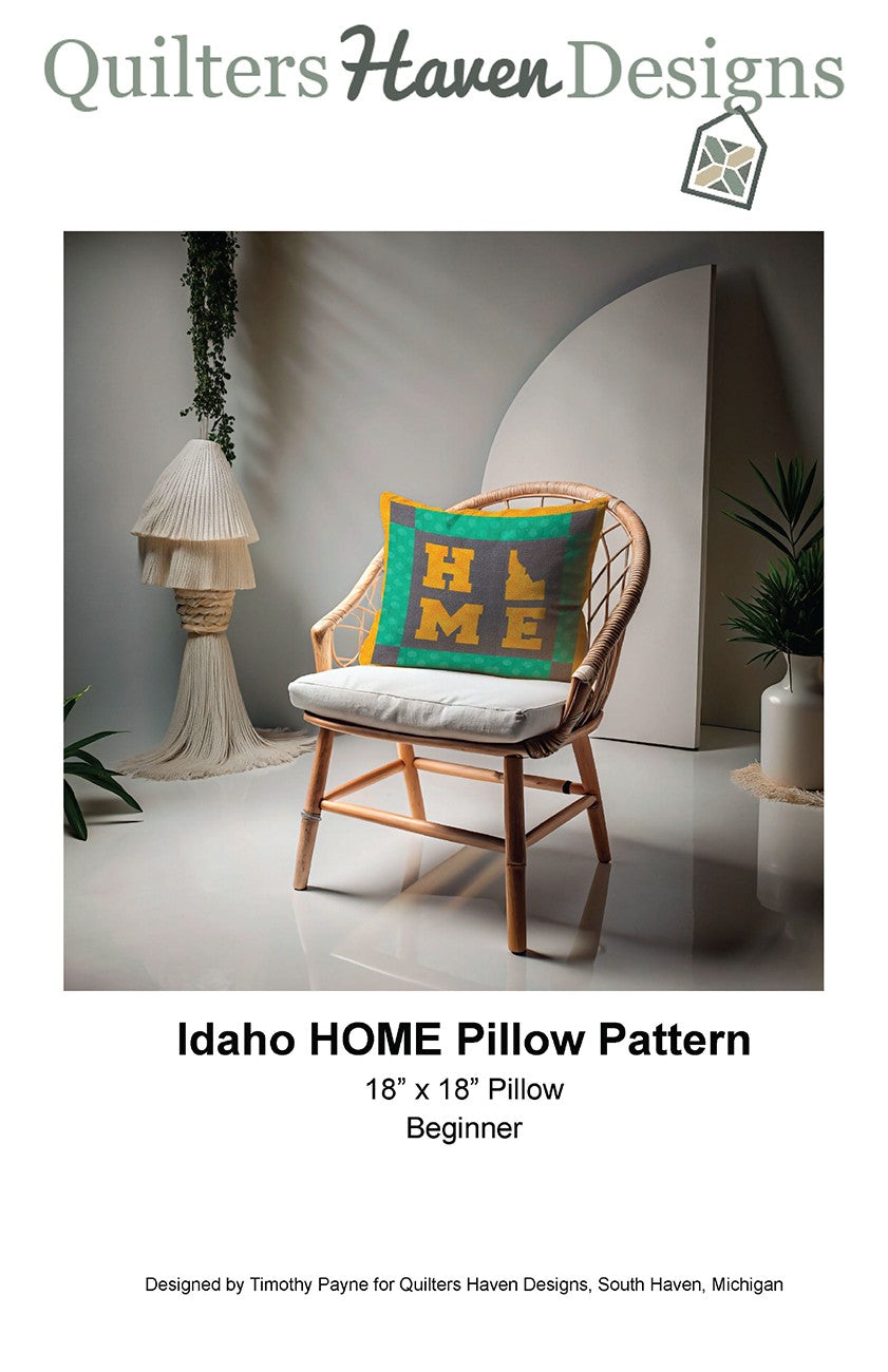 Idaho HOME Pillow Pattern