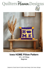 Iowa HOME Pillow Pattern