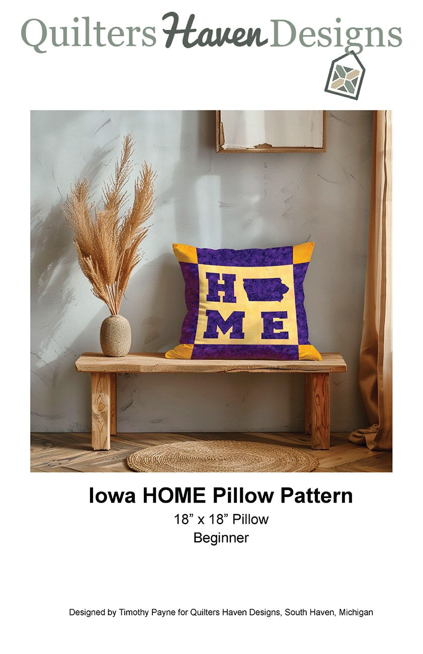 Iowa HOME Pillow Pattern