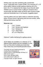 Iowa HOME Pillow Pattern