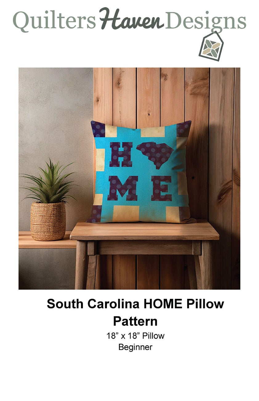 South Carolina HOME Pillow Pattern