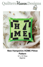 New Hampshire Home Pillow Pattern