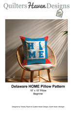 Delaware HOME Pillow Pattern