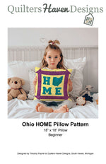 Ohio HOME Pillow Pattern