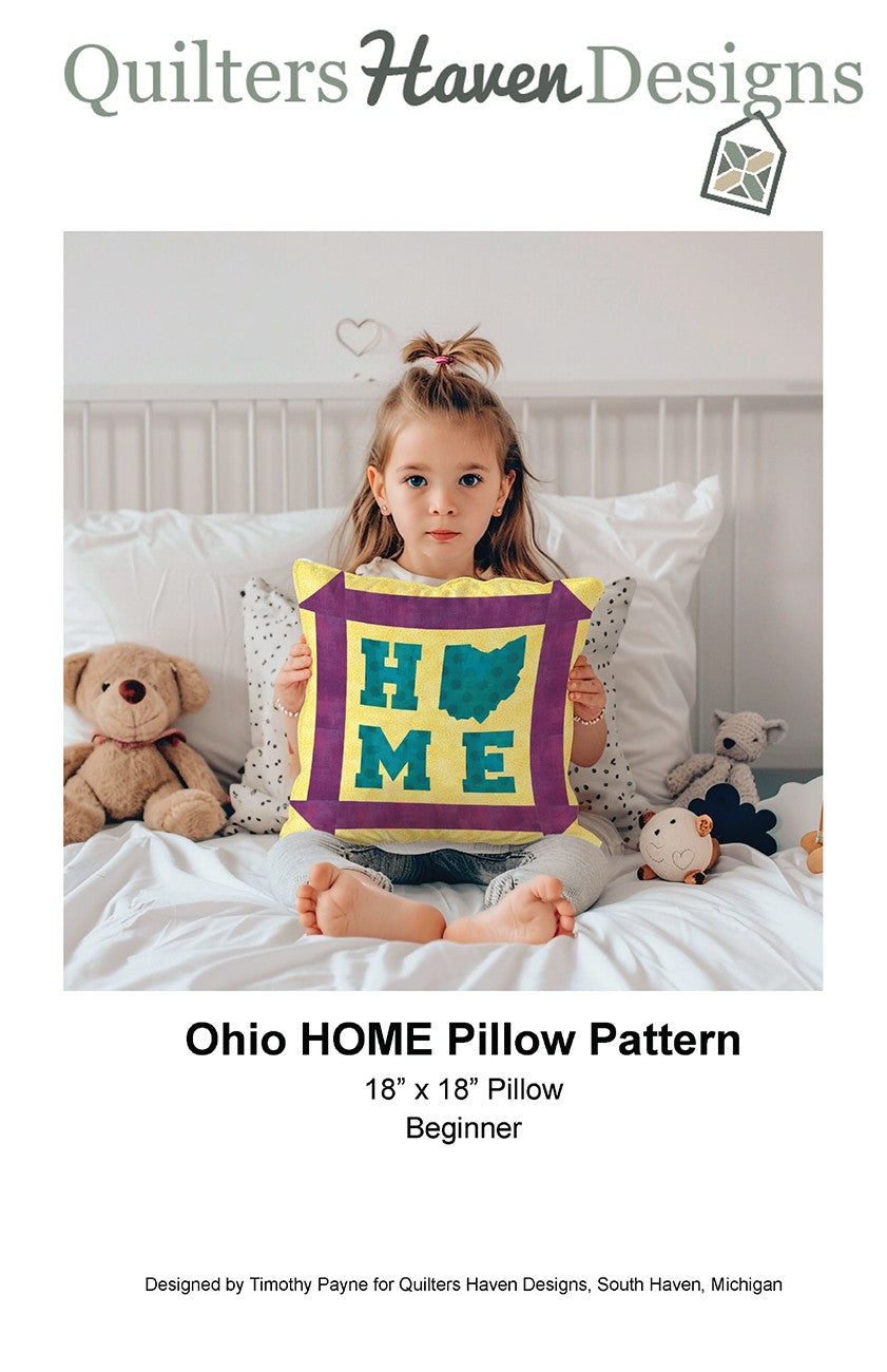 Ohio HOME Pillow Pattern