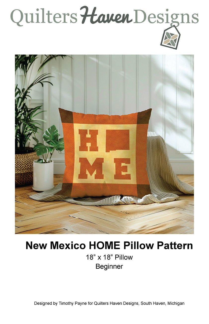 New Mexico HOME Pillow Pattern