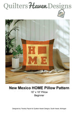 New Mexico HOME Pillow Pattern