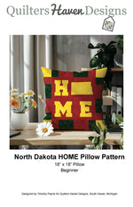 North Dakota HOME Pillow Pattern