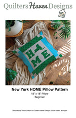 New York HOME Pillow Pattern