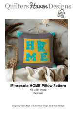 Minnesota HOME Pillow Pattern