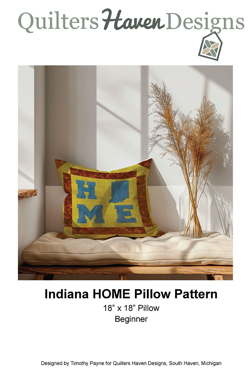 Indiana HOME Pillow Pattern