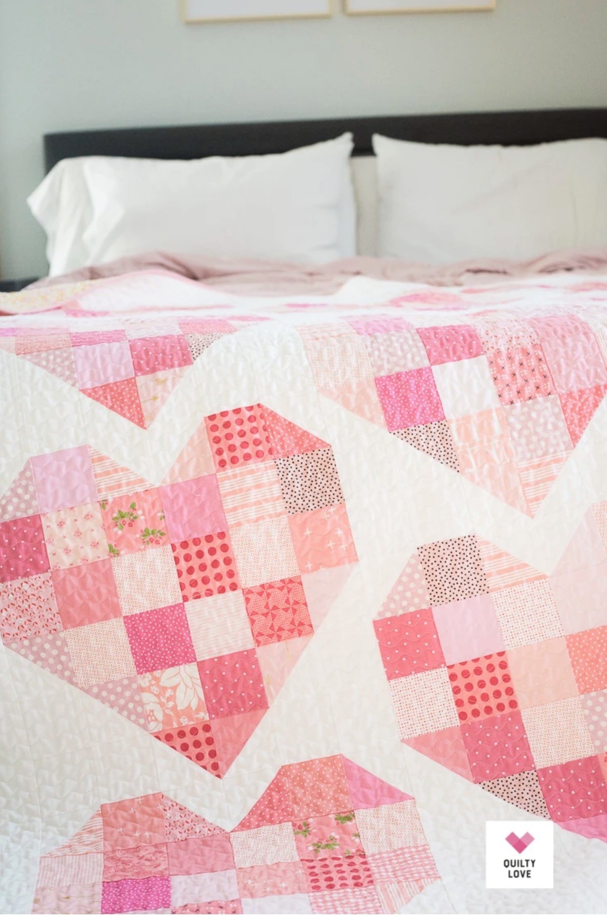 Scrappy Hearts Quilt Pattern