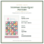 Product Specifications – Stepping Stars Quilt Pattern