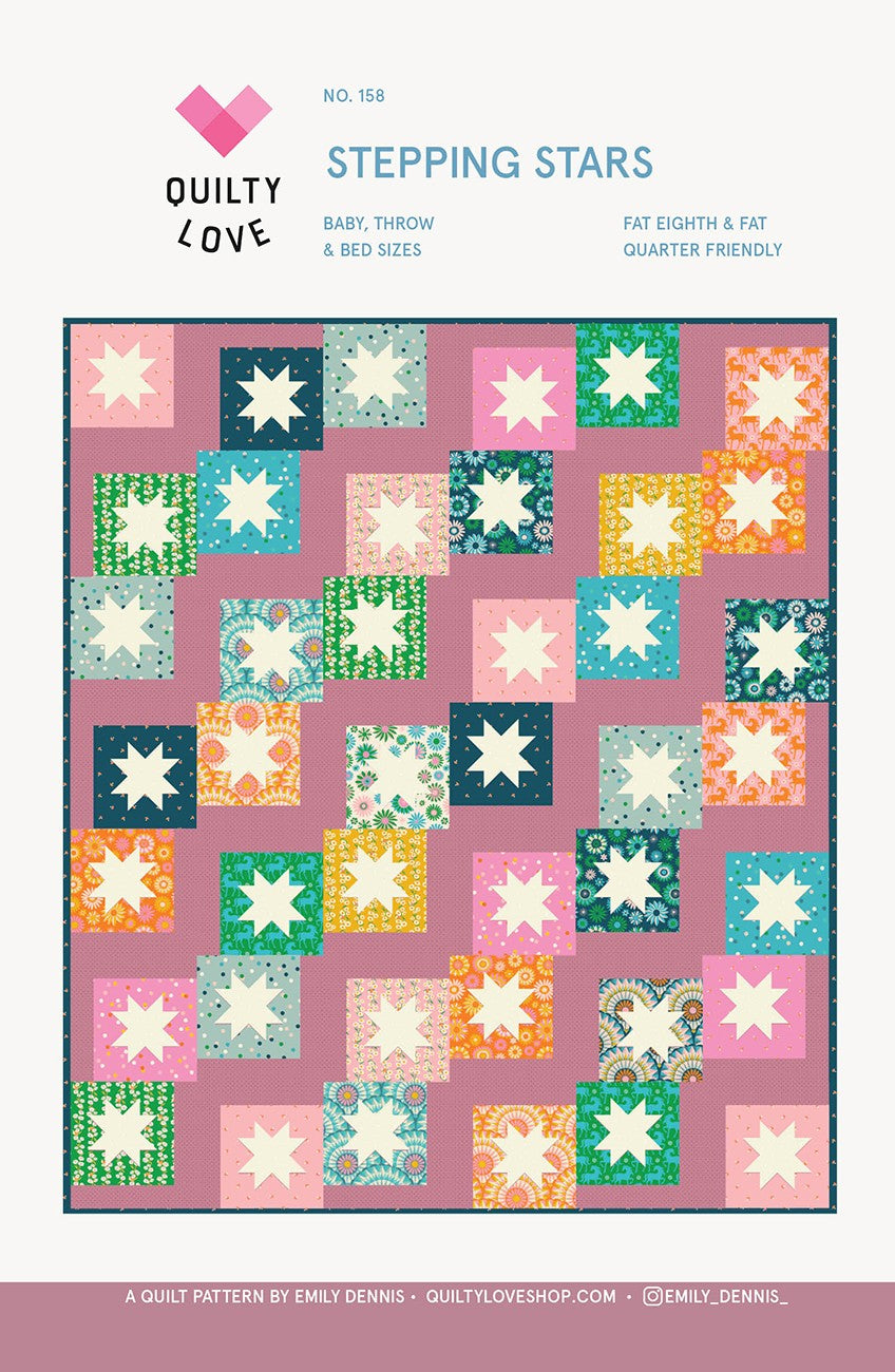 Stepping Stars Quilt Pattern