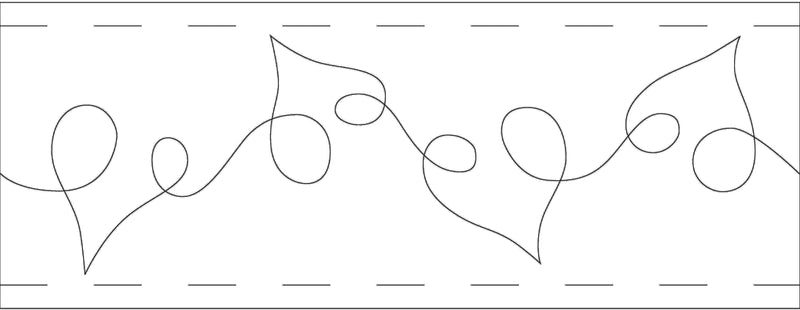 Borders Made Easy Continuous Heart 5in x 26ft