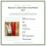 Product Specifications – Renae's 12in Side Snappers Set