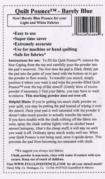 Stencil Chalk Transfer Quilt Pounce Pad Barely Blue
