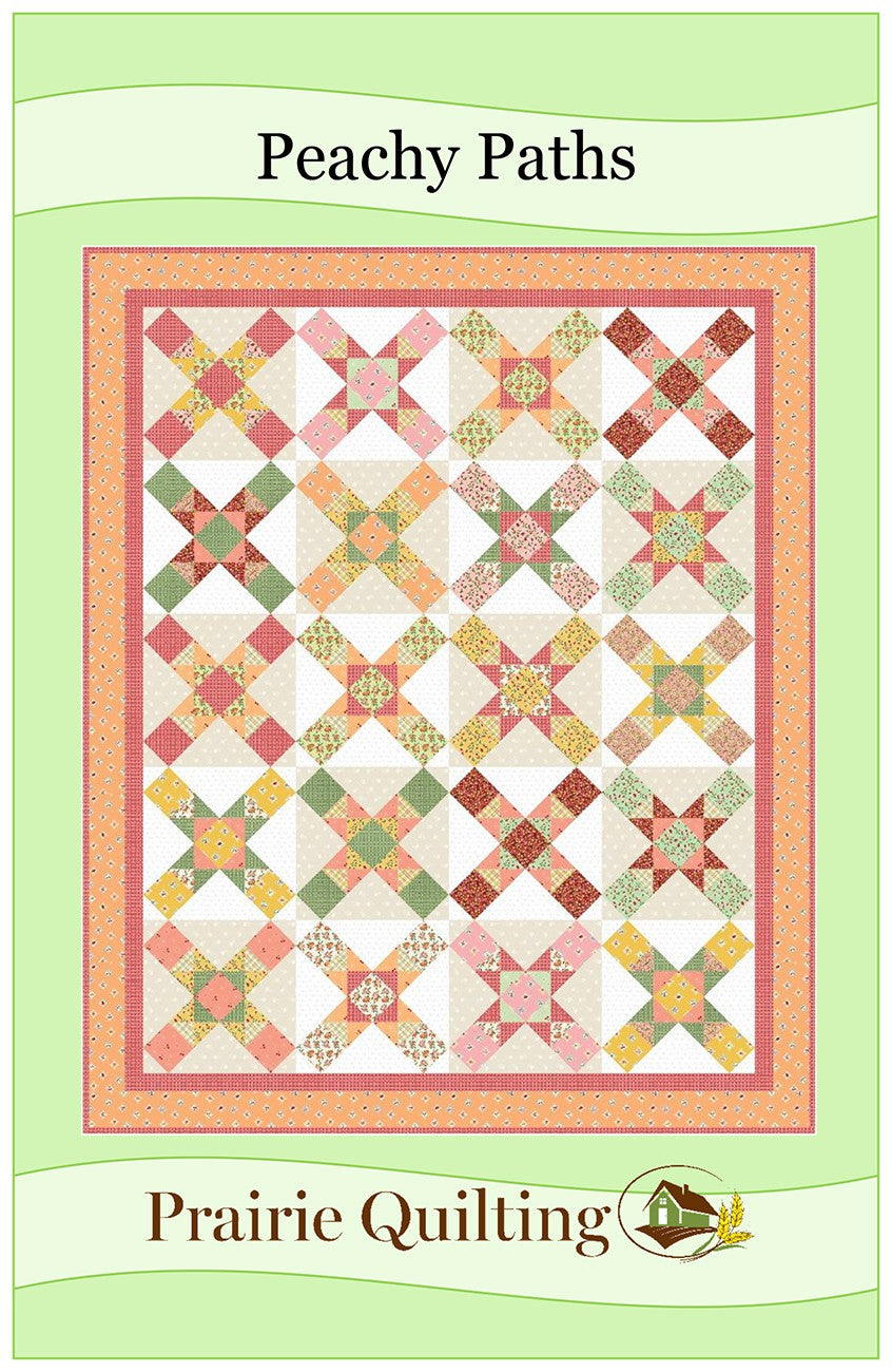 Peachy Paths Quilt Pattern