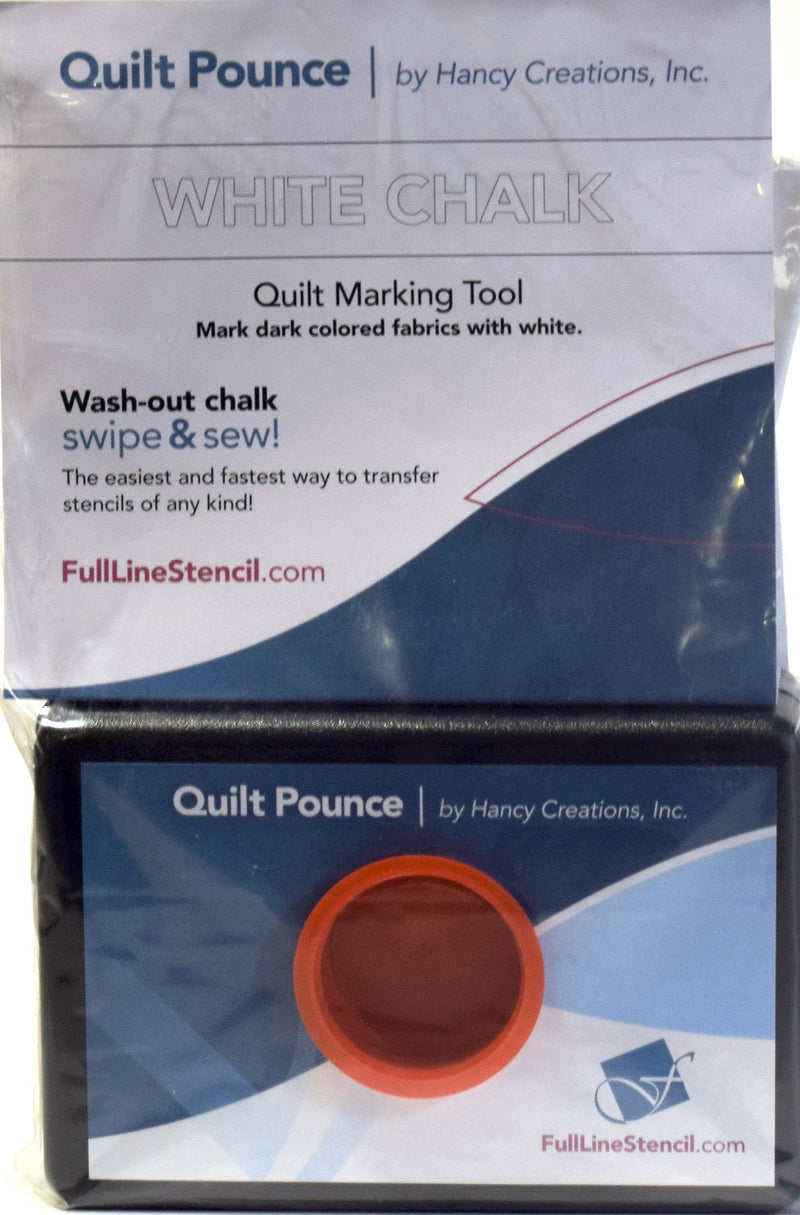 Stencil Chalk Transfer Quilt Pounce Pad White