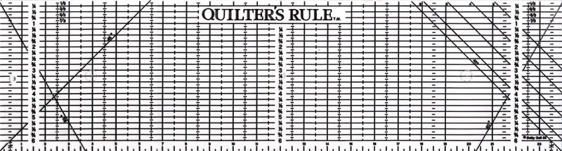 Quilter's Rule 6 1/2in x 24in Ruler With Grids