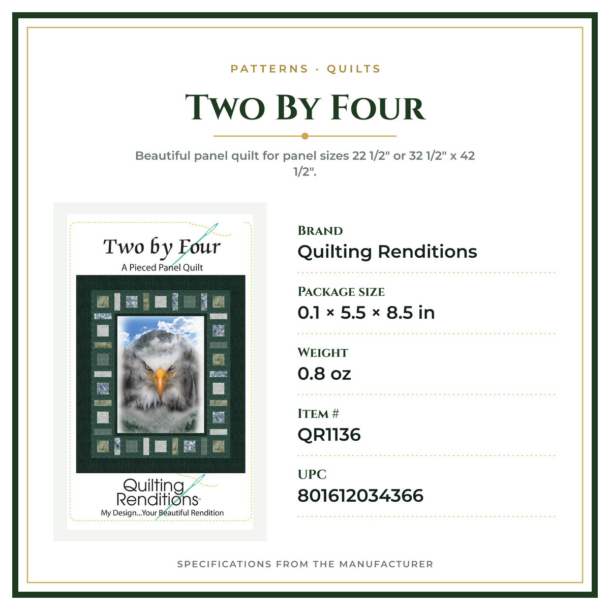 Product Specifications – Two By Four