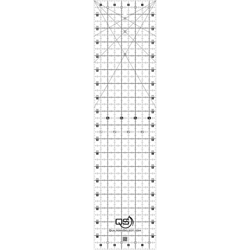 Crystal Non-Slip Ruler 4-1/2in x 18in