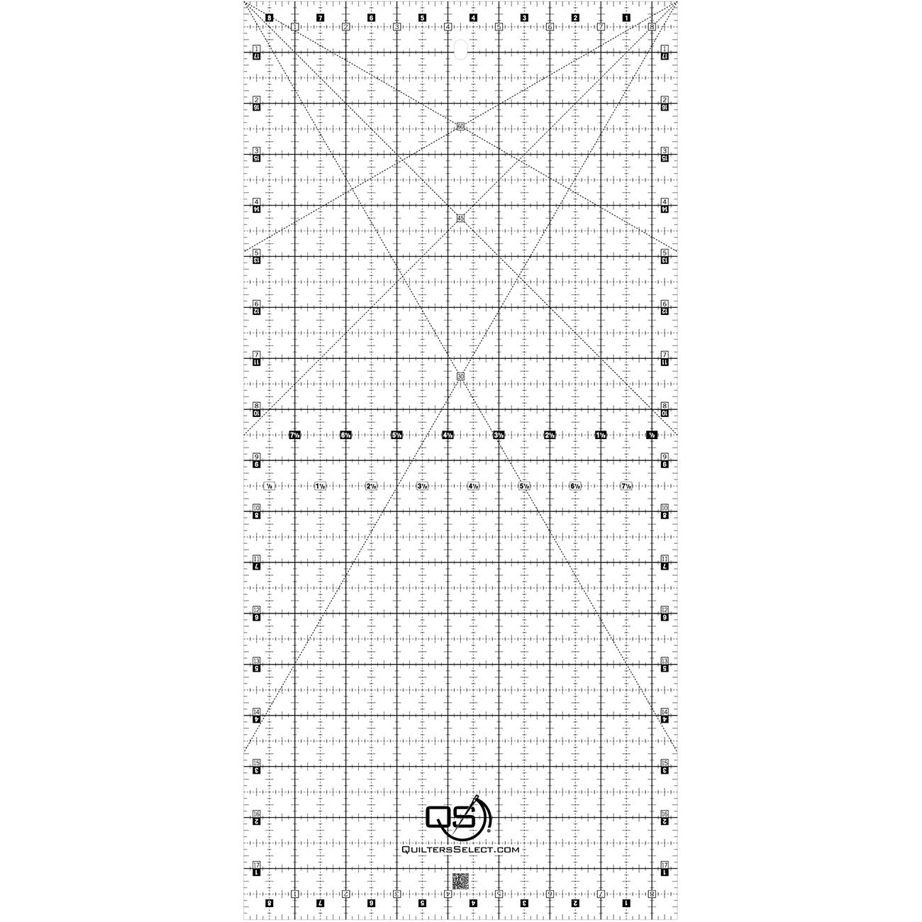 Crystal Non-Slip Ruler 8-1/2in x 18-1/2in