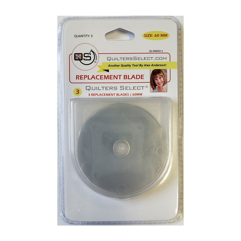 Select 60mm Rotary Blade Replacements 3pk