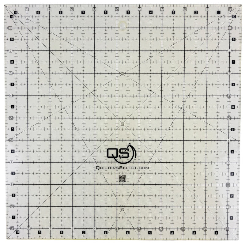 Quilters Select Non-Slip Ruler 10-1/2in x 10-1/2in