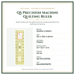 Product Specifications – QS Precision Machine Quilting Ruler