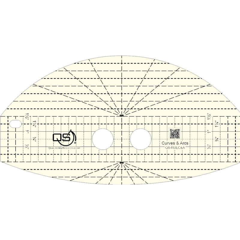 Precision Machine Quilting Ruler Curves & Arcs