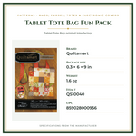 Product Specifications – Tablet Tote Bag Fun Pack