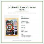 Product Specifications – My Big Fat Easy Wedding Ring