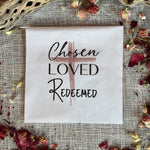 5 Precut Christian Quilt Squares 5in