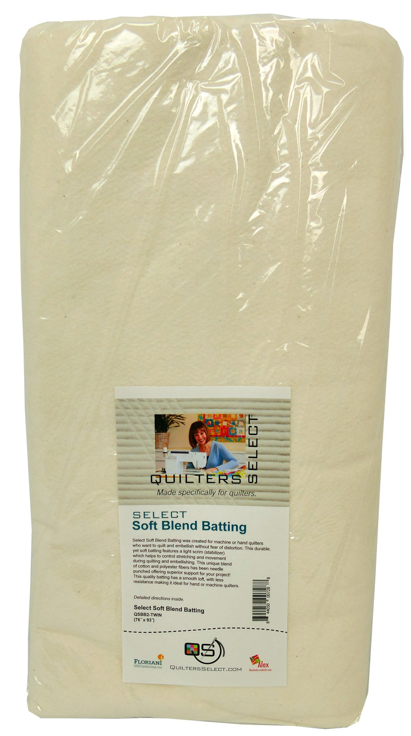 Select Blend Batting Pre-Cut Twin 76in x 93in