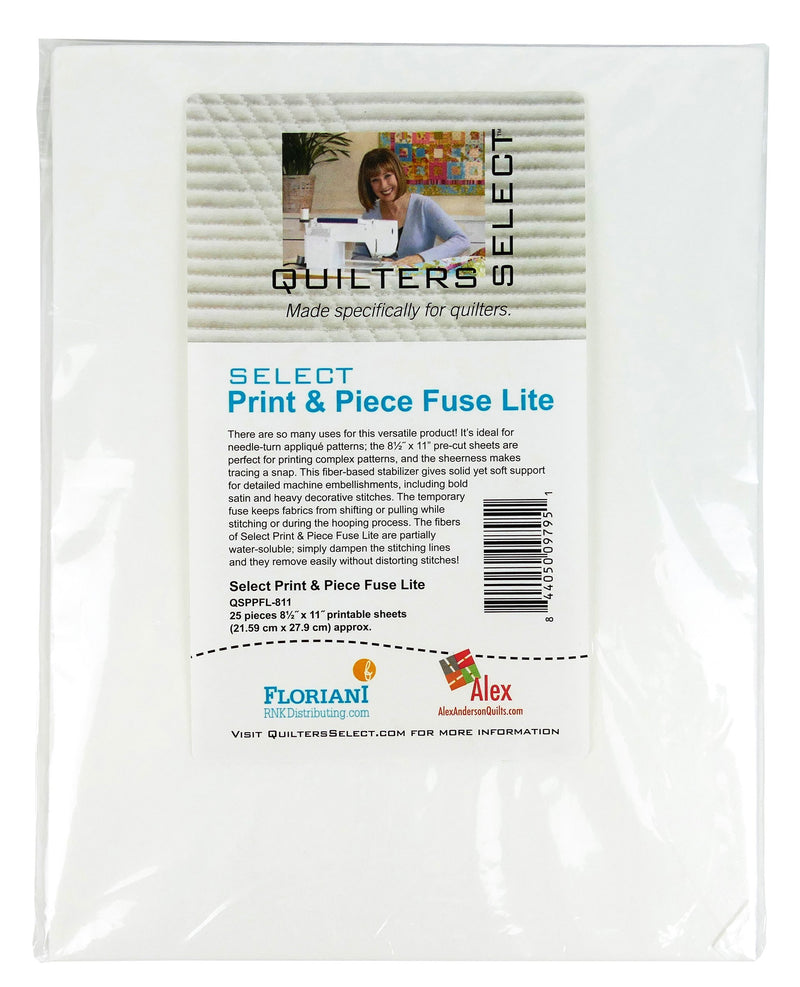 Select Print & Piece Fuse Lite 8-1/2in x 11in 25pk