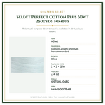 Product Specifications – Select Perfect Cotton Plus 60wt 2500yds Nimbus