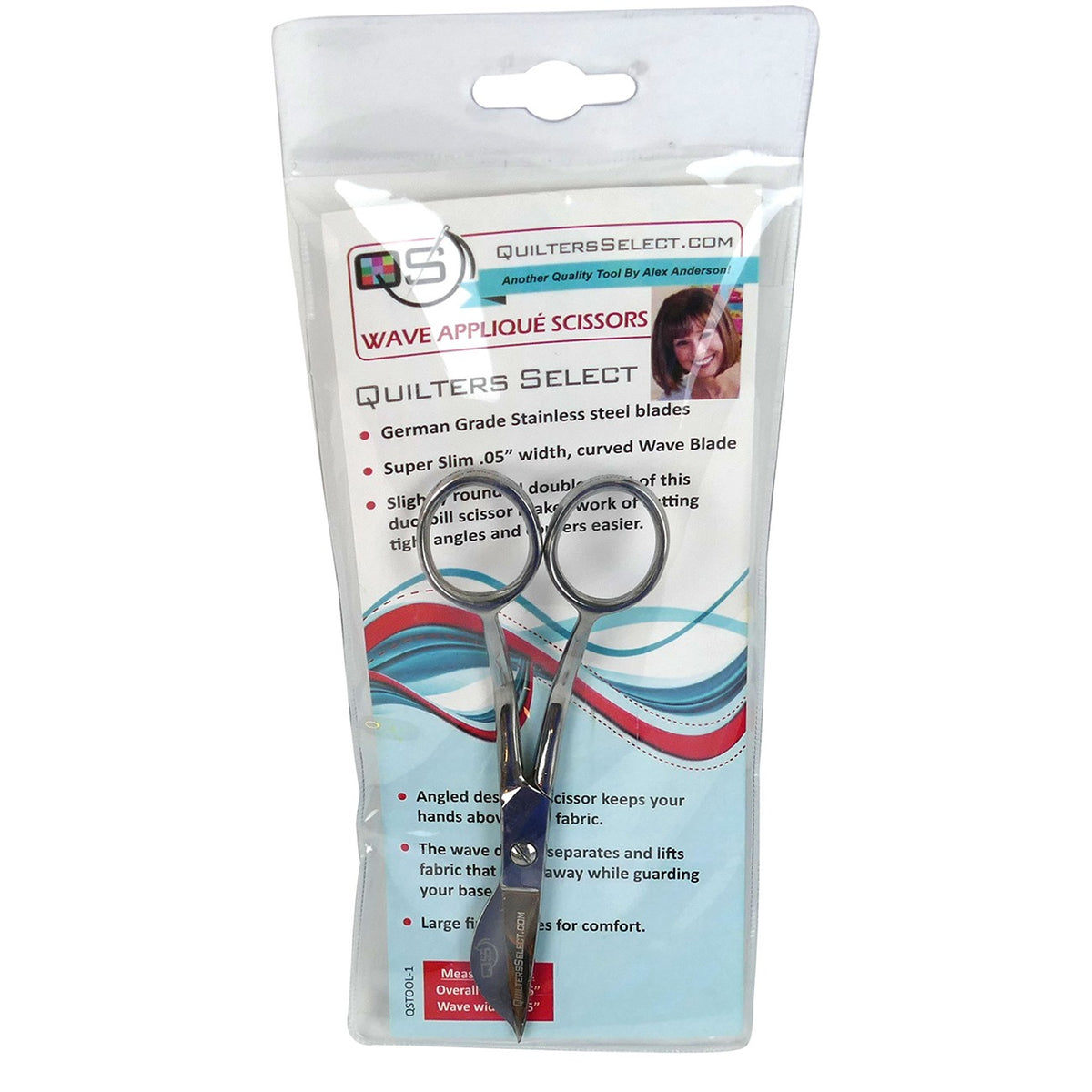 Quilters Select WAVE Applique Scissor Right Hand