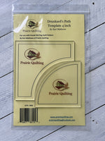Drunkards Path 4in Finished Template