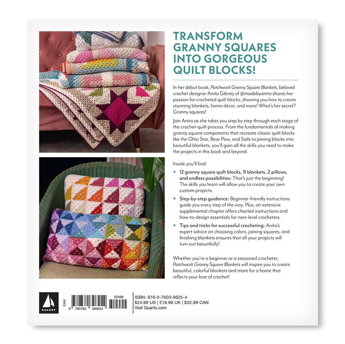 Patchwork Granny Square Blankets