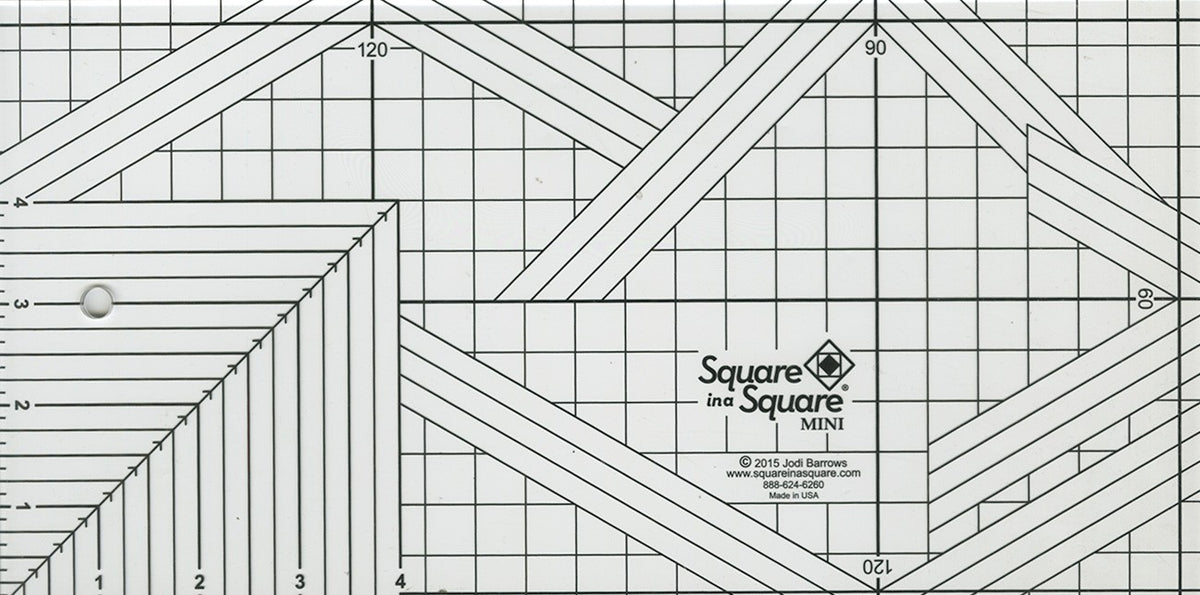 Mini Square in a Square Technique Ruler
