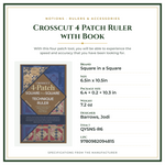 Product Specifications – Crosscut 4 Patch Ruler with Book