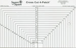 Crosscut 4 Patch Ruler with Book